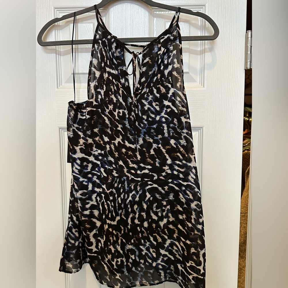 Chic Animal Print Halter top